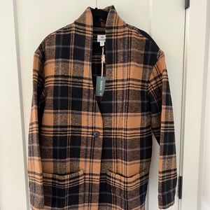 Tentree Flannel Cocoon Cardigan